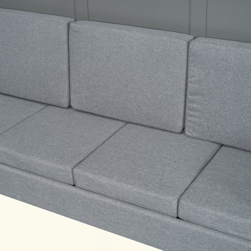 Murphy Bed Wall Bed With Sofa, Gray