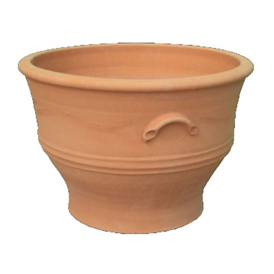 Pot de fleurs moyen en terre cuite Thrapsano - Intérieur/Extérieur