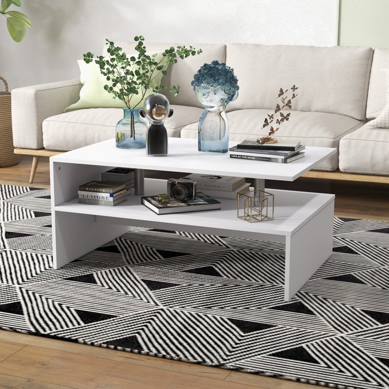 Block Coffee Table with Storage