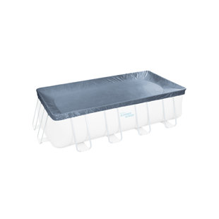 Summer Waves Circle Hot Tub Cover in Gray