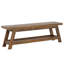 Bancs rustiques en bois avec rangement, conception de vestibule mince