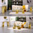 50" Glass And Stainless Steel Coffee Table-111565850