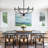 6 - Light Dimmable Wagon Wheel Chandelier-1493655320