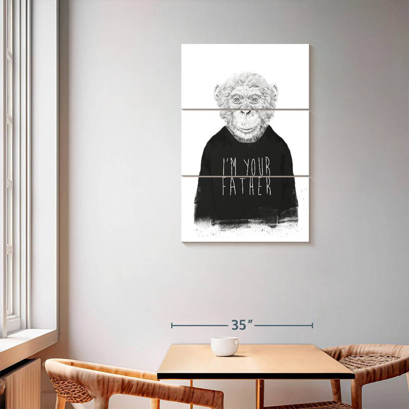 Brampt I'm Your Father, 57" H x 36" W