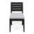 Armless Dining Chair Pair, Wood Frame And Cushions, Slat Paneled Back, Grey Color, 400lb Weight Limit Of 2 Chairs, & Back Design, Outdoor Seating, 400 Lbs