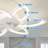 Acea 29.53'' 7 Blade Indoor Remote Ceiling Fan With Light-93063556