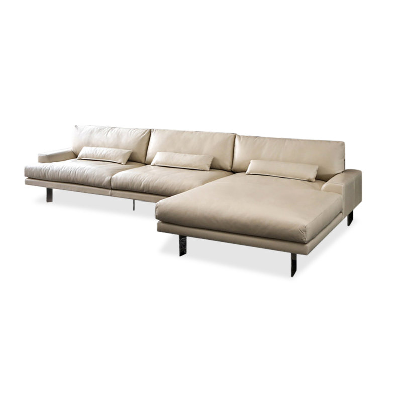 Canapé modulaire 2 pièces rembourré, Orienté à droite