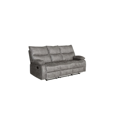 Zoeya Ross Manual Reclining Sofa With Drop Down Table