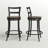 Giana Swivel Counter Stool with Metal Frame