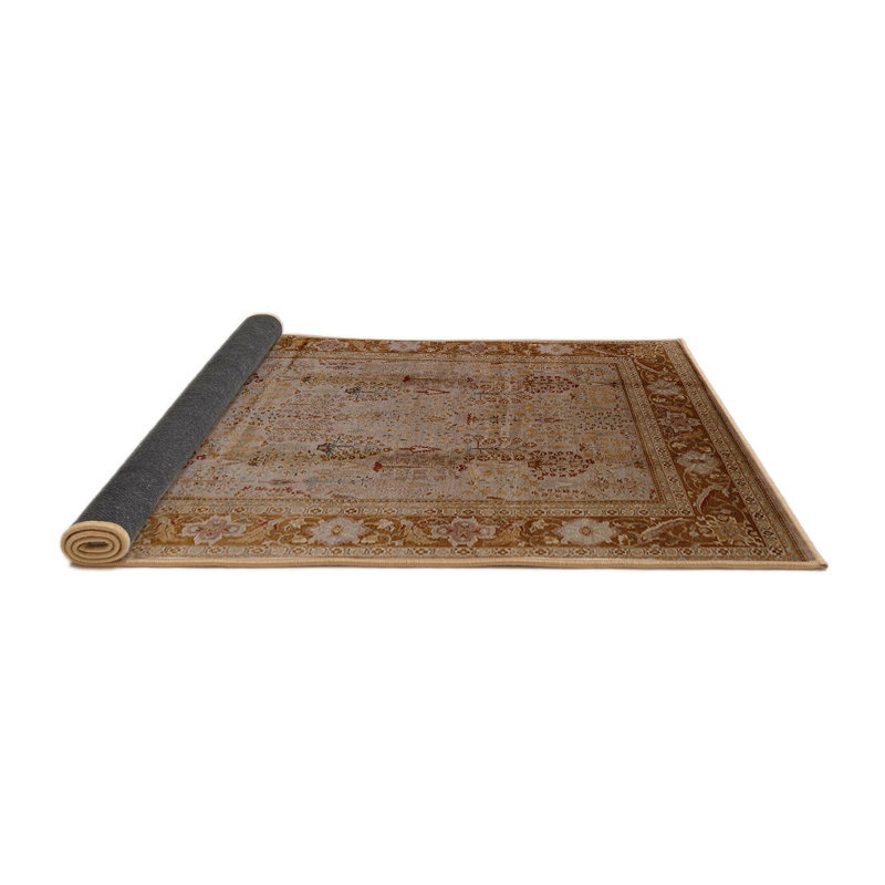 Tapis oriental beige / brun clair, Rond 6 pi