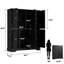 Armoire de rangement pour salle de bain H 43,5 "avec 6 portes-249719585