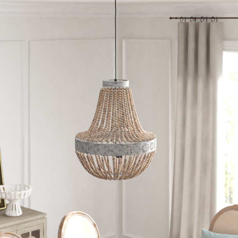 Lustre empire unique à 3 lumières Klothilde