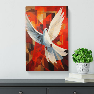 Dove Bird Constructivism - No Frame Print