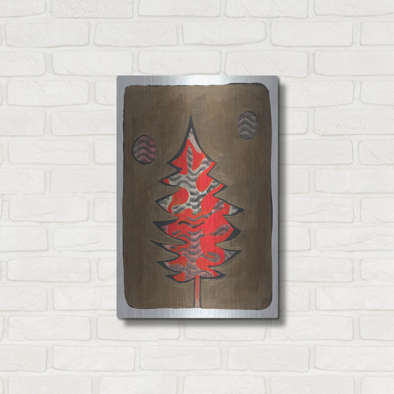 "Arbre de Noël 6" par Maria Pietri, H 24 po x l 16 po