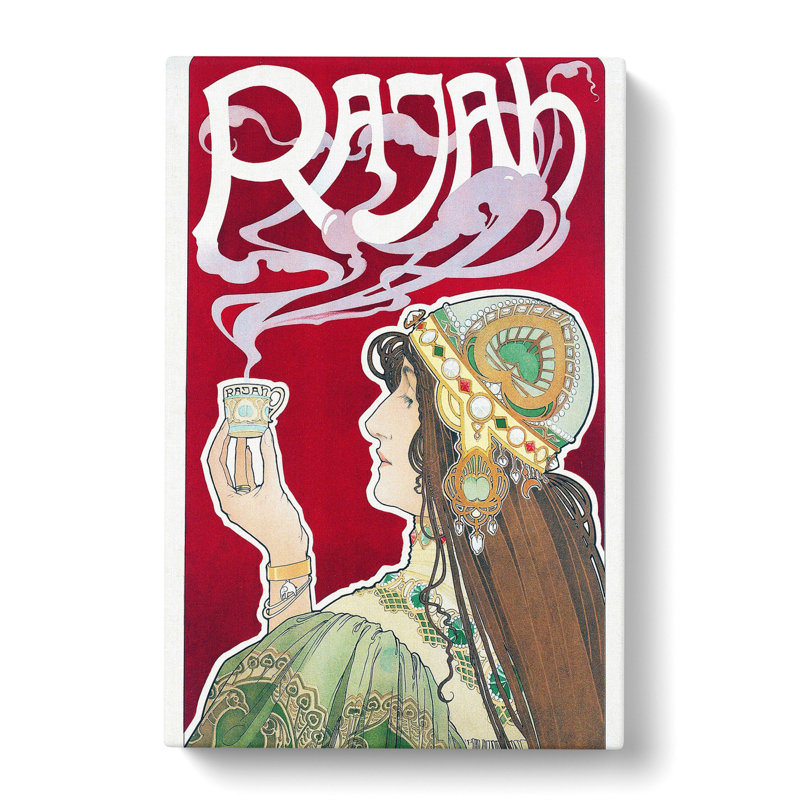 Rajah by Henri Privat-Livemont - Wrapped Canvas, 50cm H x 35cm W x 3cm D