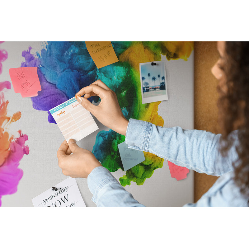 Manferd Magnetic Cork Corkboard / Bulletin Board Bulletin Board