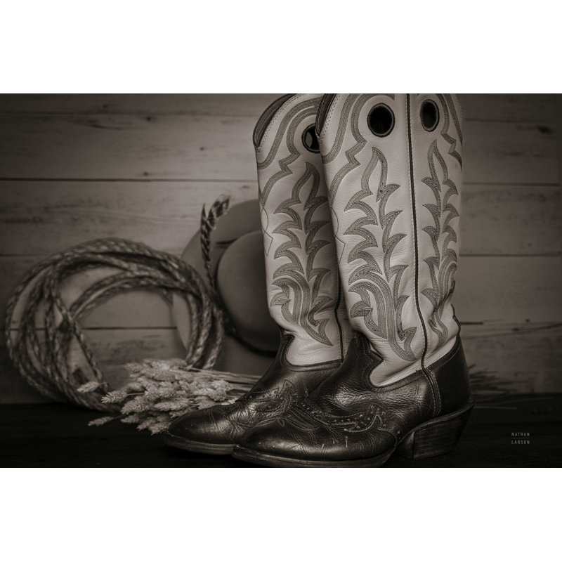 Bottes de cowboy, H 8 po x l 12 po