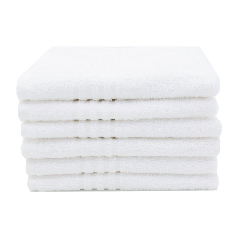 Lightweight Fingertip Towel, White