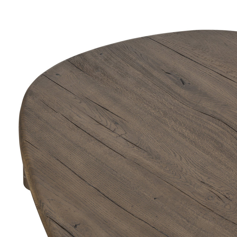 Falco Nesting Table-Small-Grey Reclaimed French Oak, 11.25" H x 47.5" L x 47.5" W