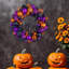 Couronne d'araignée suspendue 16 po pour décoration de Halloween