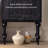 Black Vintage Carved Storage Cabinet