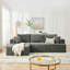 Canapé d'angle moderne à compression, canapé en chenille de 274 cm avec méridienne-809980238