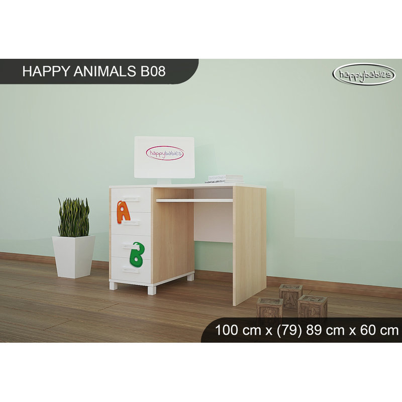 100cm Writing Desk, Oak