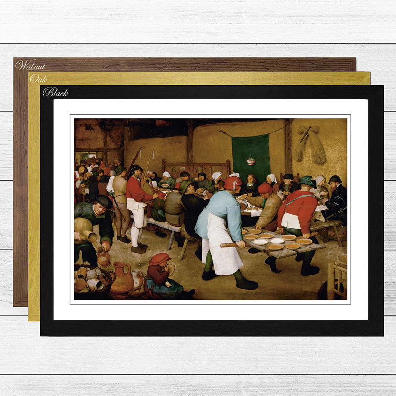 Pieter Bruegel The Elder Framed Print, Oak