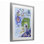 Secret Garden Folk Illustration, reproduction encadrée sous verre, conception de Susan Lugar
