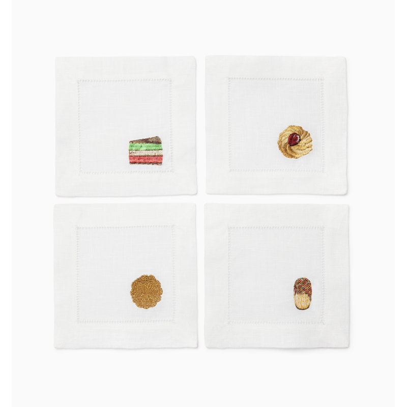 Biscotto Linen Square Napkins