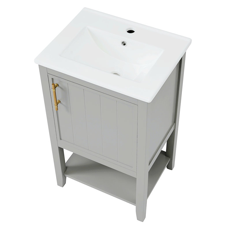 Meuble-lavabo simple avec plateau Sundai 20