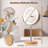 Lighted Makeup Mirror, Rechargeable 8" Bamboo Vanity Mirror, 1X/10X Magnifying Vanity Mirror With 3 Colours Dimmable Lightning, 360° Rotation Double Sided Cosmetic Light Up Mirror
