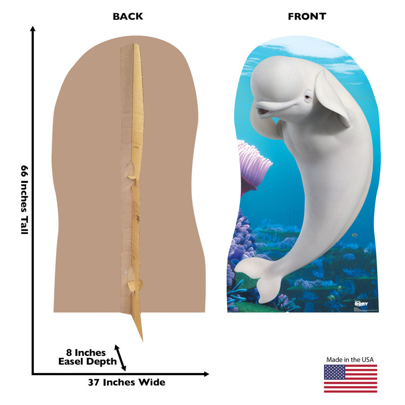 Life-Size Bailey Finding Dory Cardboard Cutout Standee