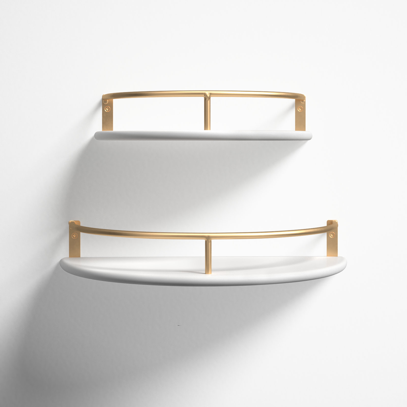 Haden 16" Floating Shelf, White