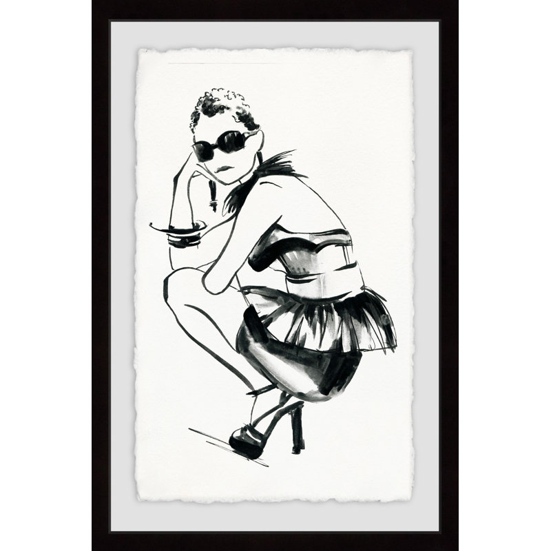 Deep Thought - Single Picture Frame Print, 61cm H x 41cm W