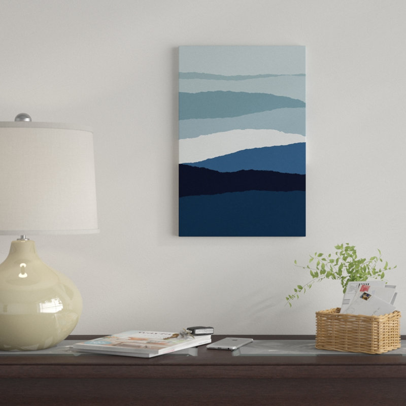 «Abstract II», impression sur toile, H 12 po x l 8 po x P 0,75 po, Toile tendue, Pas de tapis
