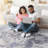 Collection Cream/Blue /Medallion Non-Shedding Living Room Bedroom Dining Home Office Stylish And Stain Resistant Area Rug-1183765528
