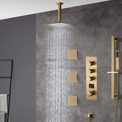 Thermostatic All-In-One Kit with Rough in-Valve