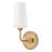 Lewis Single Light Wall Sconce with Paper Shade-477298944