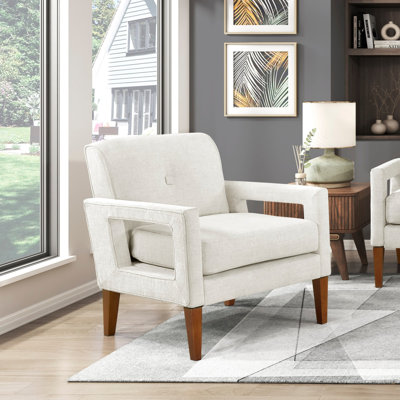 Fauteuil 1 pièce Modern Living Chenille