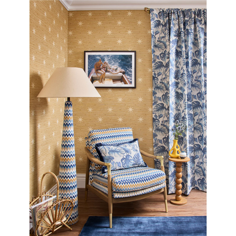 Albert Hadley Wallpaper Roll by Albert Hadley, Red