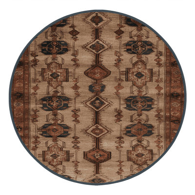 Tapis brun lavable à la machine