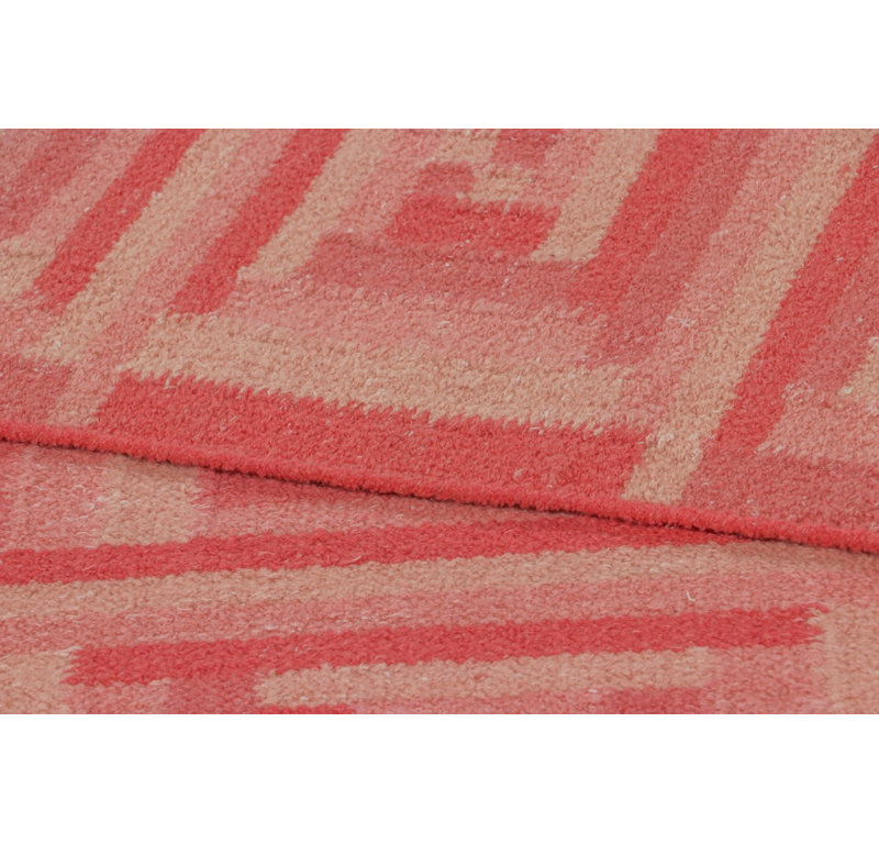 Sacndinavian Wool Geometric Area Rug, Rectangle 5' x 7'