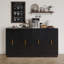 Buffet avec portes et tablettes réglables-1250228922