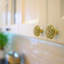 HAMPTON KNOB; DECORATED WITH SWAROVSKI® CLEAR CRYSTAL; BURNISHED -1596140188