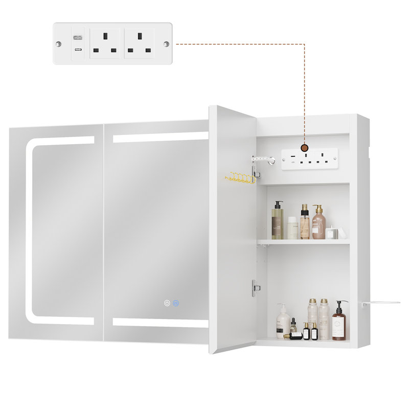 Surface and Wall Mounted Shelves, 60cm H x 100cm W x 17cm D
