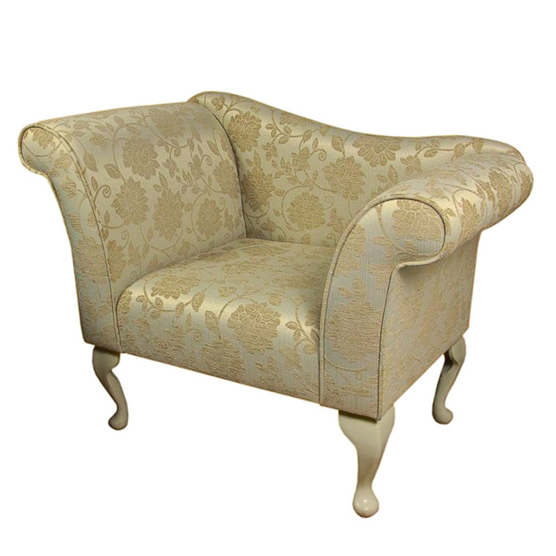 94cm Wide Tufted Armchair, Gold