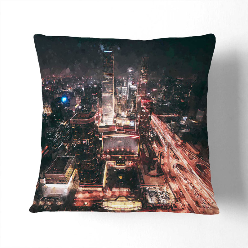 Square Throw Cushion, 55cm H x 55cm W x 20cm D