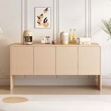 60"L Large Storage Console Table with 4-door