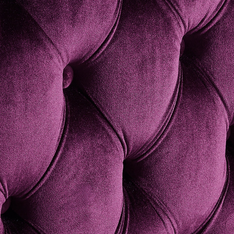 Canapé modulaire en velours Giovanni, Mauve, Orienté à gauche (vu de face)